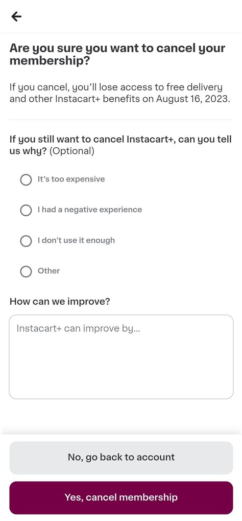Instacart: How to cancel your account