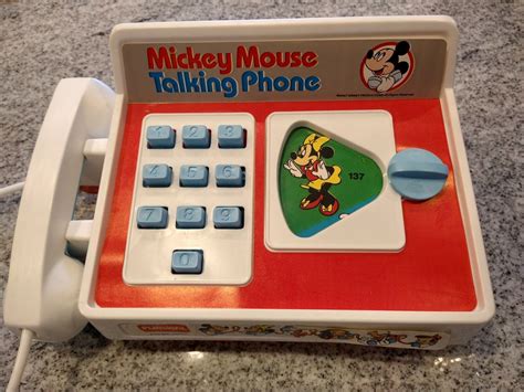 1985 PLAYSKOOL MICKEY MOUSE TALKING PHONE, Disney, Vintage Toy ...