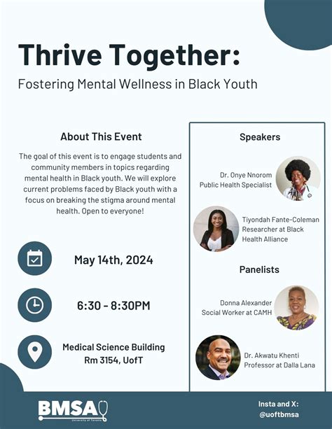 Thrive Together: Fostering Mental Wellness in Black Youth, Medical ...