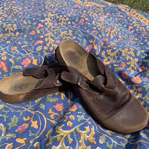 Boston oiled leather clogs - Depop