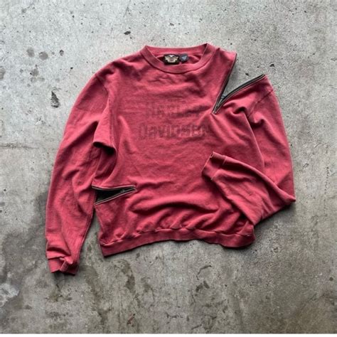 1990s Harley-Davidson スエット リメイクジップカスタム | Louise_used_clothing