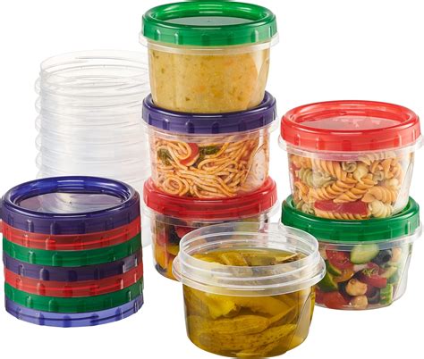 Amazon.com: ELEGANT DISPOSABLES 16 ounce Plastic Food Storage ...