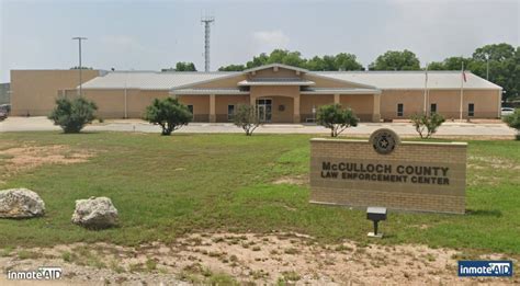 McCulloch County TX Jail Inmate Search, Visitation and Contact ...