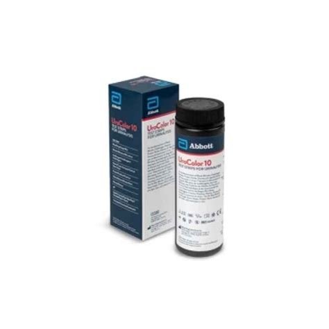 Abbott SD Urocolor 10 Strip Urine Strip - Pack of 100 Test