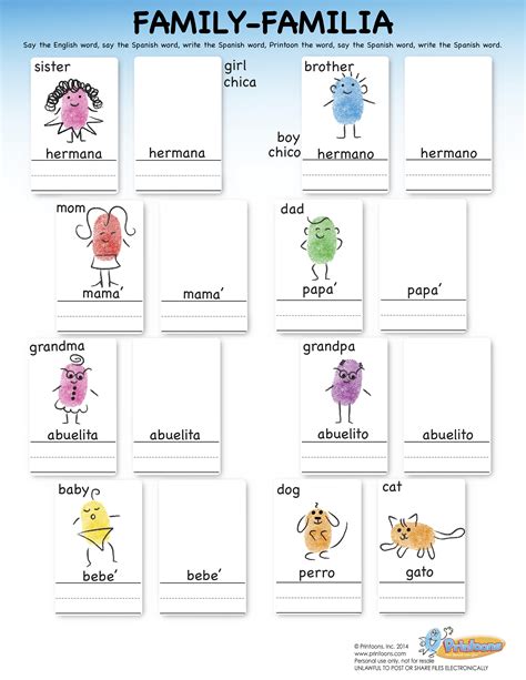 Engage and Learn: English-Spanish Worksheets for Effective Bilingual ...