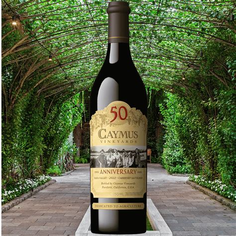 Caymus Vineyards 50th Anniversary Cabernet Sauvignon 2022 – VinePals ...
