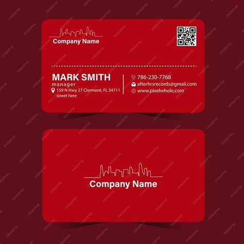 Simple Business Card Examples 的图像结果