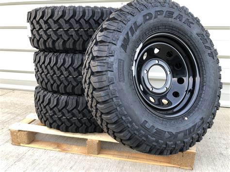 DEFENDER 16″ BLACK MODULAR RIMS + FALKEN WILDPEAK M/T 265/75r16 TYRES X ...