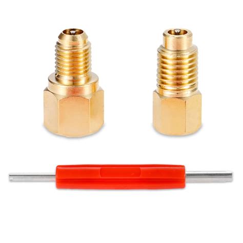 R12 R22 to R134a Adapters kit, R134A Refrigerant Tank, Vacuum Pump Port ...