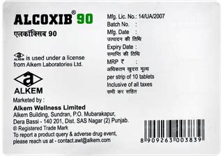 Alcoxib 90 Tablet 10: Uses, Side Effects, Price & Substitutes
