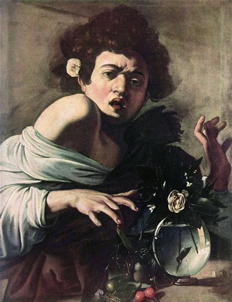 Narcissus (c.1599) by Caravaggio – Artchive