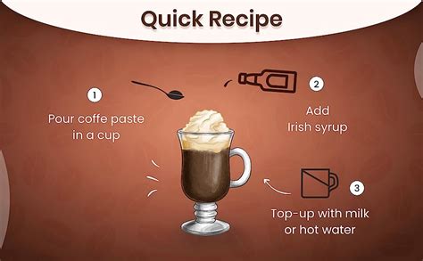 GOOD+MOORE Irish Syrup | For Coffee, Milkshakes, Frappes, Cold-Coffee ...