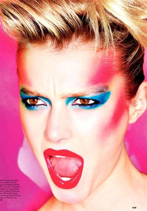 80's glam makeup