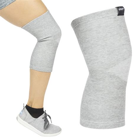 Buy VIVE Bamboo Knee Support(Pair)-Best Elastic Compression Sleeve For ...