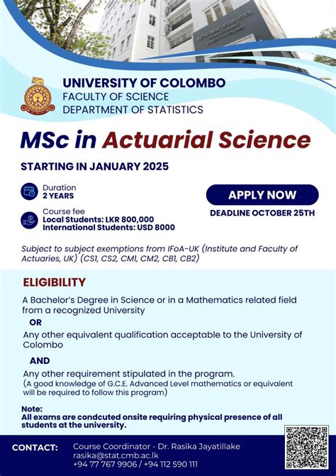 Earn a Prestigious Masters in Actuarial Science from the University of ...