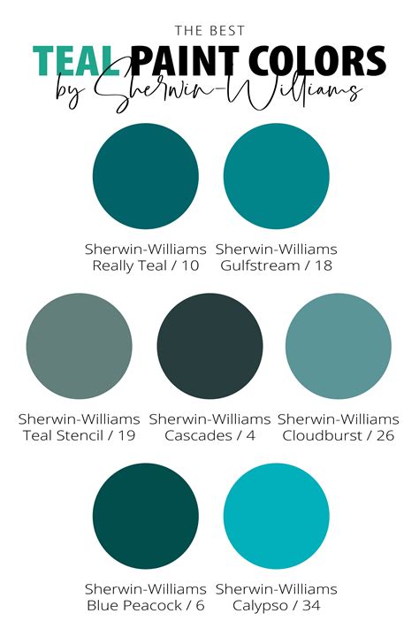 50+ Best Teal Paint Colors to Buy in 2024 (Home Interior & Exterior ...