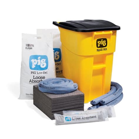 PIG® Spill Kit in High-Visibility Mobile Container - KIT273 — New Pig India