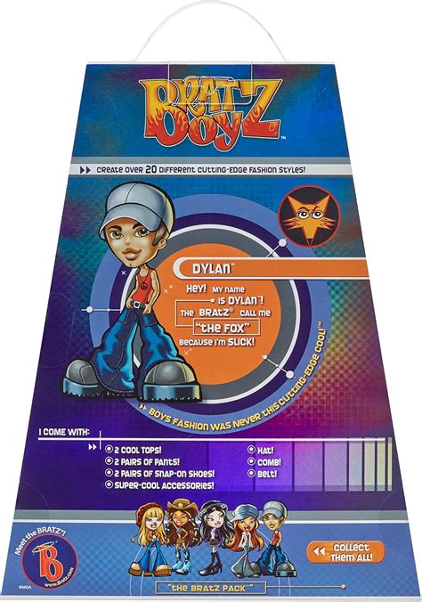 Buy Bratz Original Fashion Doll Dylan with 2 Outfits and Poster Online ...