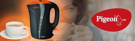 Pigeon By Stovekraft Egnite EG1000 1-Litre Electric Kettle (Black ...