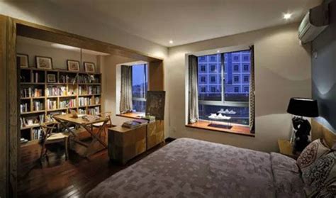 书房带卧室效果 – 设计本装修效果图