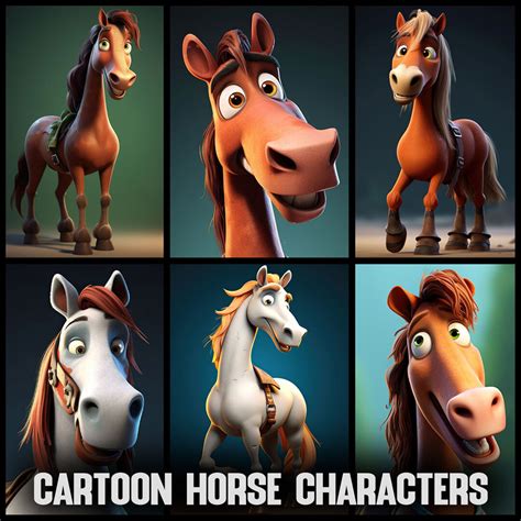 Sense Of Peace - 300 Cartoon Horse Characters