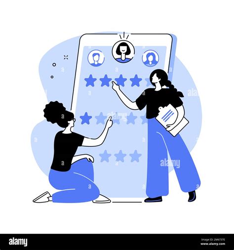 Employee assessment abstract concept vector illustration. Employee evaluation, assessment form ...