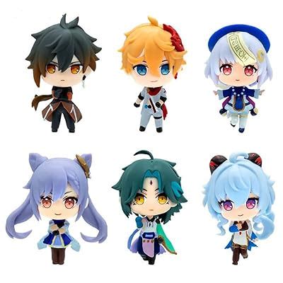 Genshin Anime Action Figures 7.5cm Kawaii Mini PVC India | Ubuy