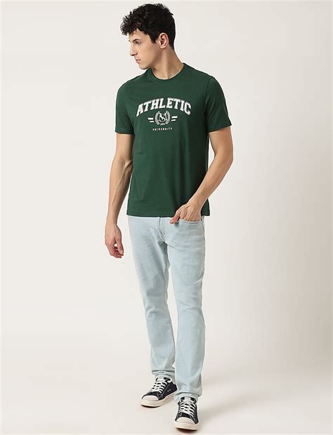 Buy Pure Cotton Printed Crew Neck T-Shirt at Marks & Spencer