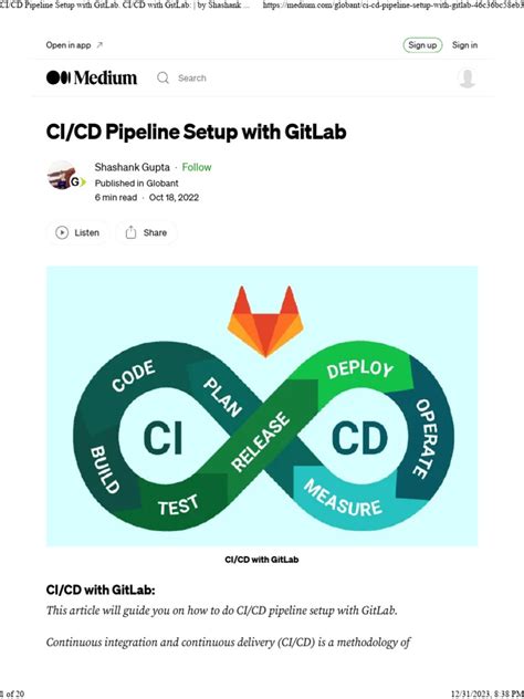 Image result for GitLab CI CD Tutorial