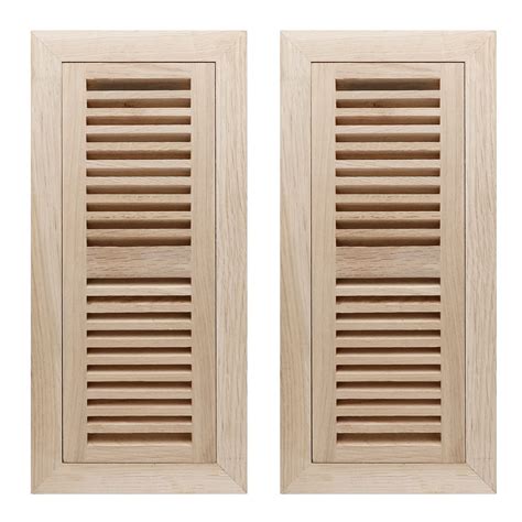 SANYCASA White Oak Floor Register 4x12 Inch (Duct Opening) with Metal ...