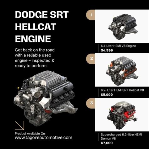 Used Hellcat Engine for Sale – Low Miles & Fast Delivery