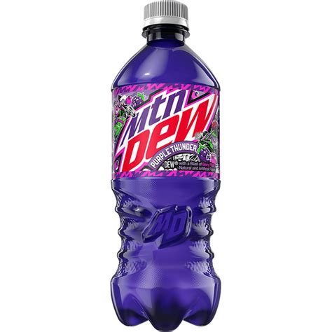 Mountain Dew Soda, Purple Thunder (20 fl oz) Delivery or Pickup Near Me ...