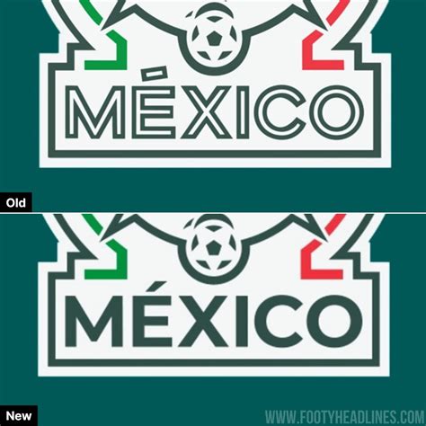 Mexico Minimally Updates Logo - Footy Headlines