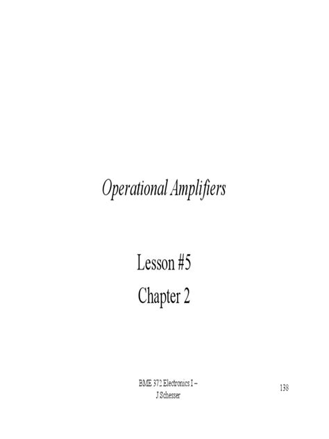 Image result for Operational Amplifiers Lecture