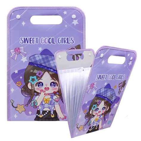 File Folder with Button Lock and Handle – Certificates Holder with 12 ...