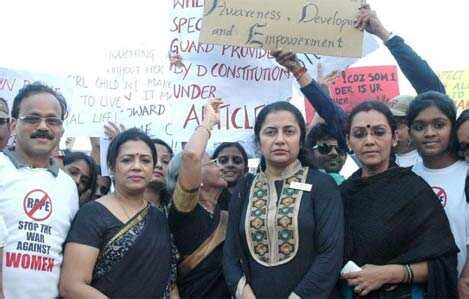 Rally against Delhi and Srivaigundam rape incidents | Tamil Movie News ...