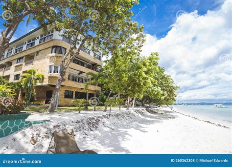 Resorts Lining Dumaluan Beach in Panglao Island, Bohol, Philippines ...