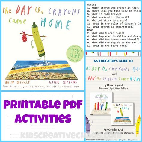 The Day The Crayons Came Home Activities Ks1 at Erin Hopkins blog