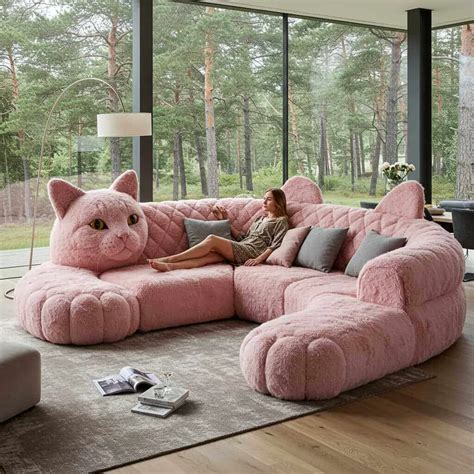 Cat Sectional Sofas: The Ultimate Blend of Feline Comfort and Home ...