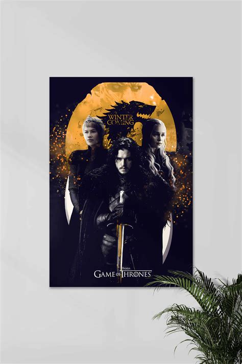 JON SNOW x DAENERYS x CERCEI LANNISTER | GOT | Series Poster – Posterized
