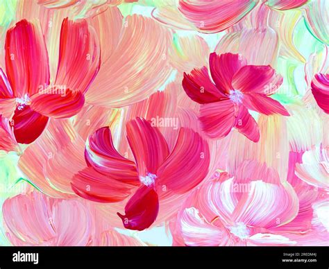 Impressionist Watercolor Flower Paintings Photo & Art Print Flowers