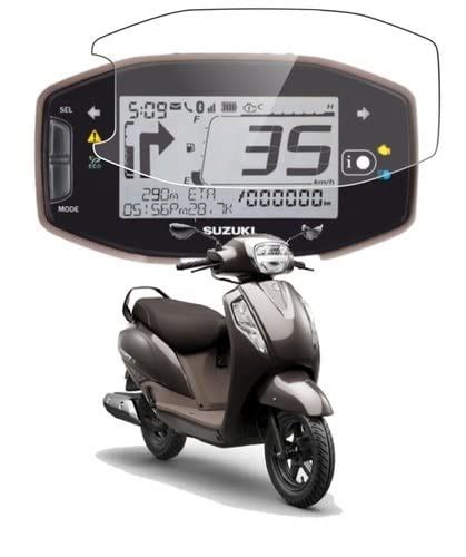 SHELL GUARD Speedometer 9H+ Screen Guard Compatible for Suzuki Access ...