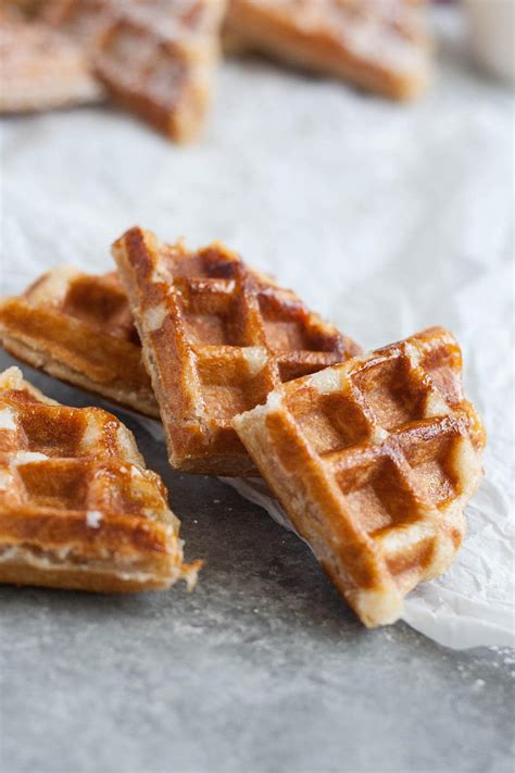Liege Waffles (Belgian Sugar Waffles) | Recipe | Waffle recipes, Liege ...