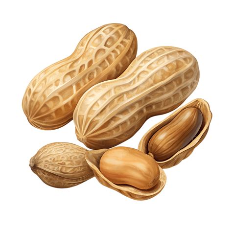 Peanuts In Shell Clip Art Illustration Stock, Peanut Shell Clipart ...