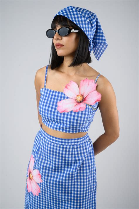 Summer Bloom Co-ord (Floral appliqués)