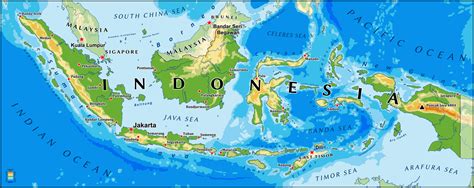 Indonesia Map - Guide of the World