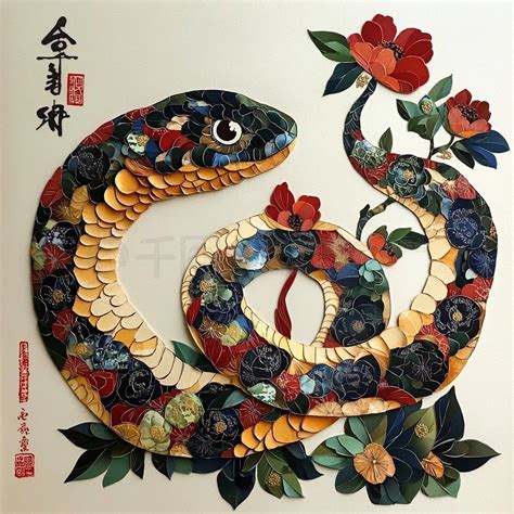 中国风高清图片-花与蛇 蛇年 中国风-动物植物免费下载_png格式_4096像素_编号71139718-千图网