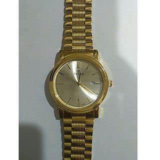 Buy Titan Quartz Gold Dial Mens Watch-1712YM03 Online @ ₹1834 from ...