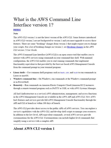 Image result for AWS Command Line Interface User Guide