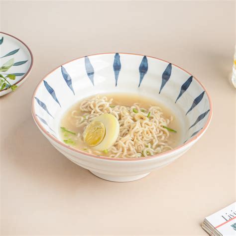 Teardrop Textured Ramen Bowl Blue 550 ml Online - Premium Ramen Bowl ...
